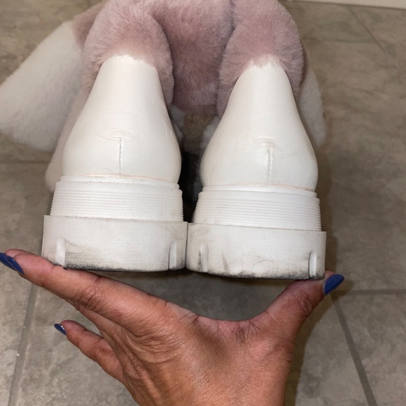 FREE PEOPLE Happy Thoughts  Color Block Shearling Boots Size 38/8 - Picture 6 of 13